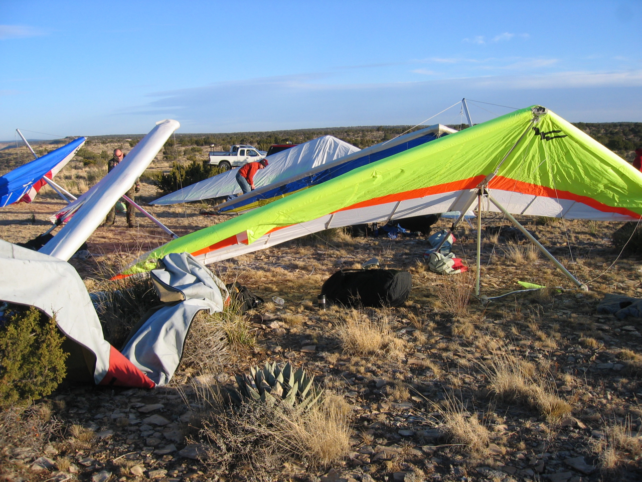 Rio Grande Soaring Association fly-in 2008 at Guadalupe Ridge