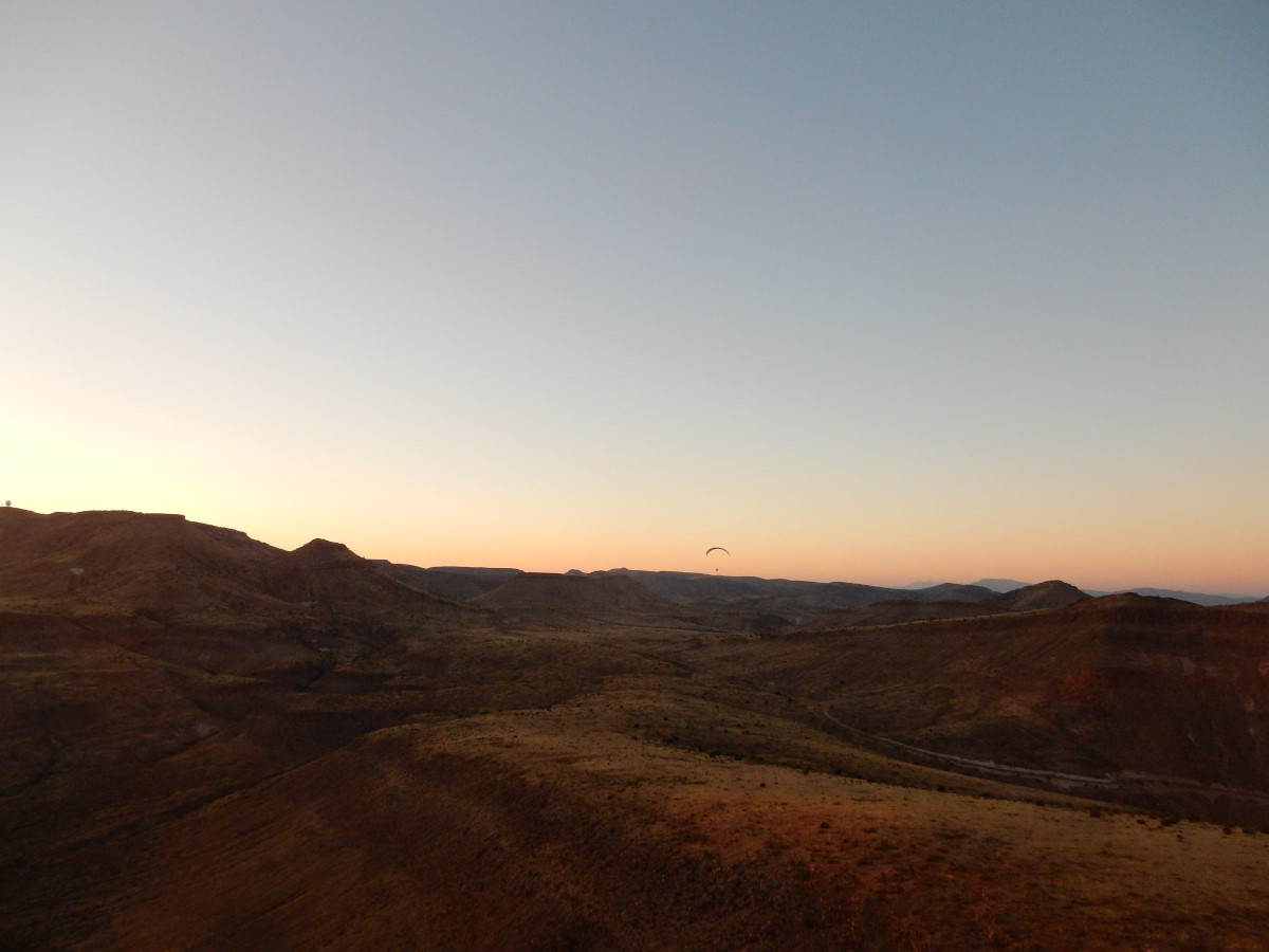 paragliding in south central New Mexico