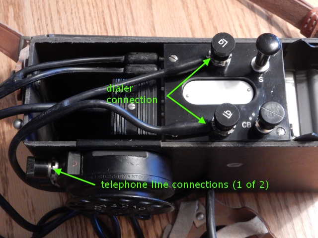 Ericsson field telephone M3926-384011