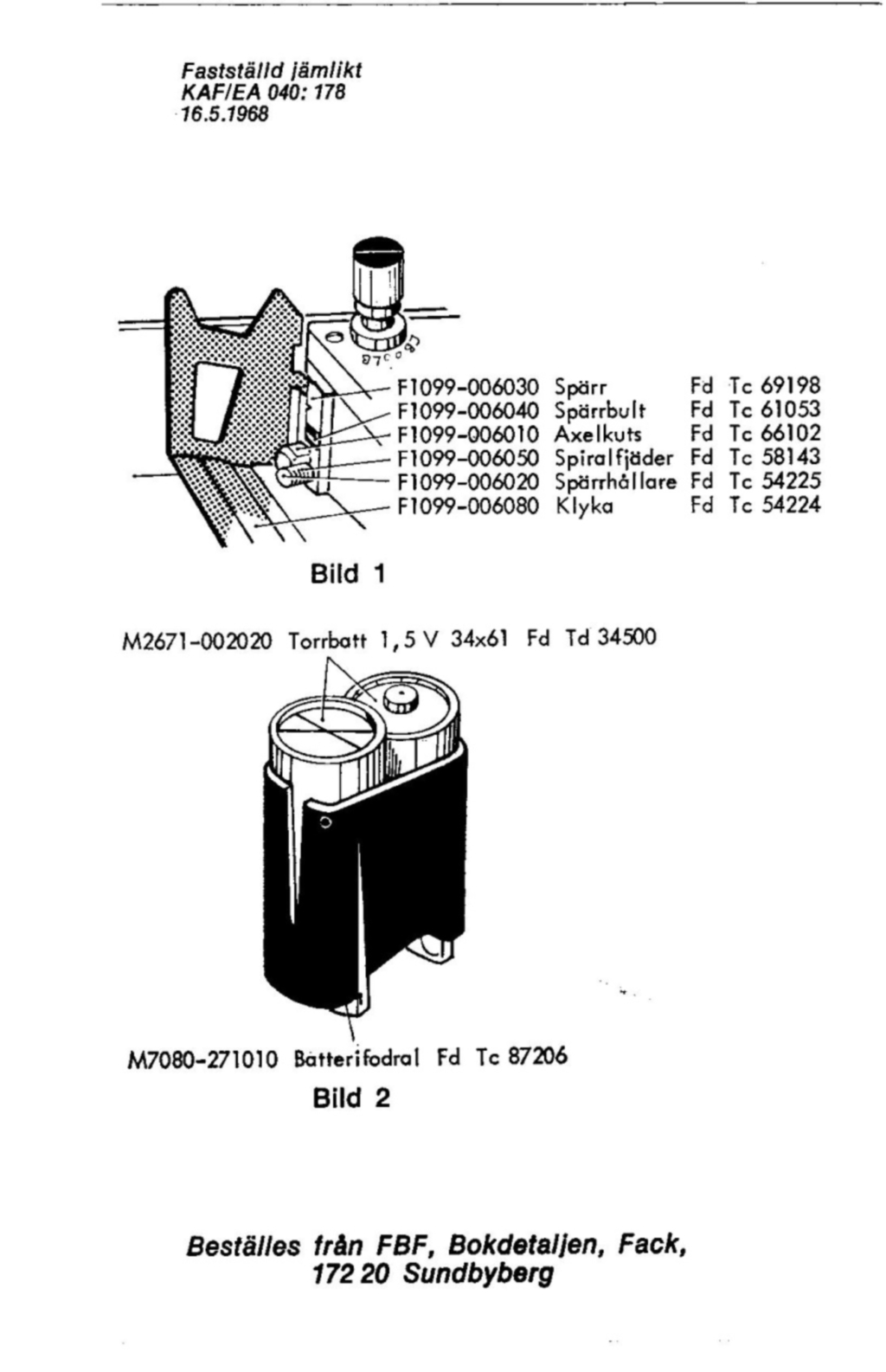 Ericsson field telephone M3926-384011