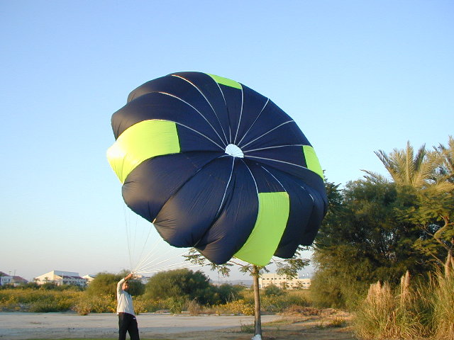 paragliding reserve parachute