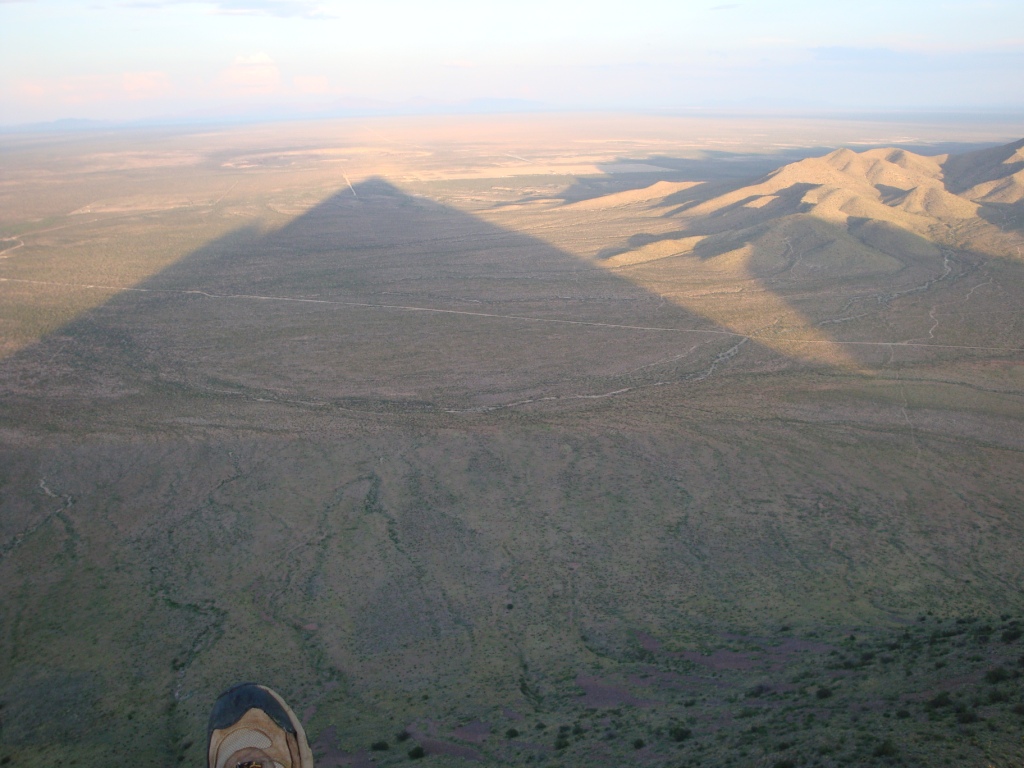 view from Mt Riley, Dona Ana County, New Mexico