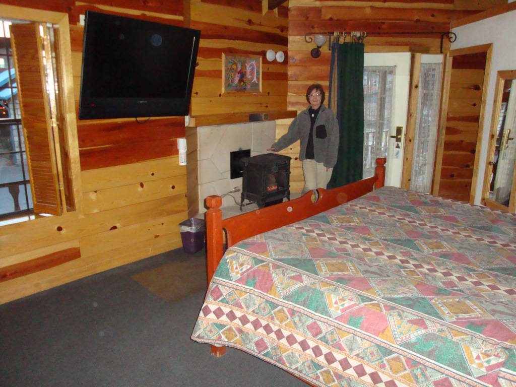 hotel room in Creel, Mexico