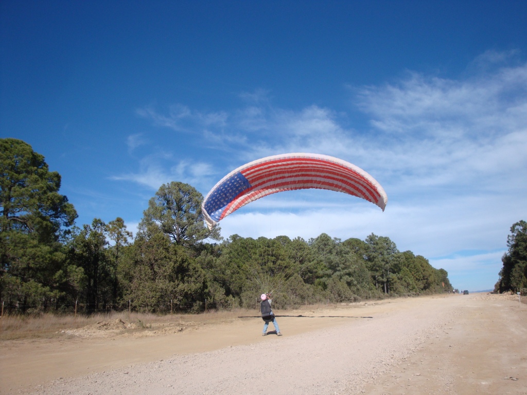 paragliding next to Copper Canyon, Mexico