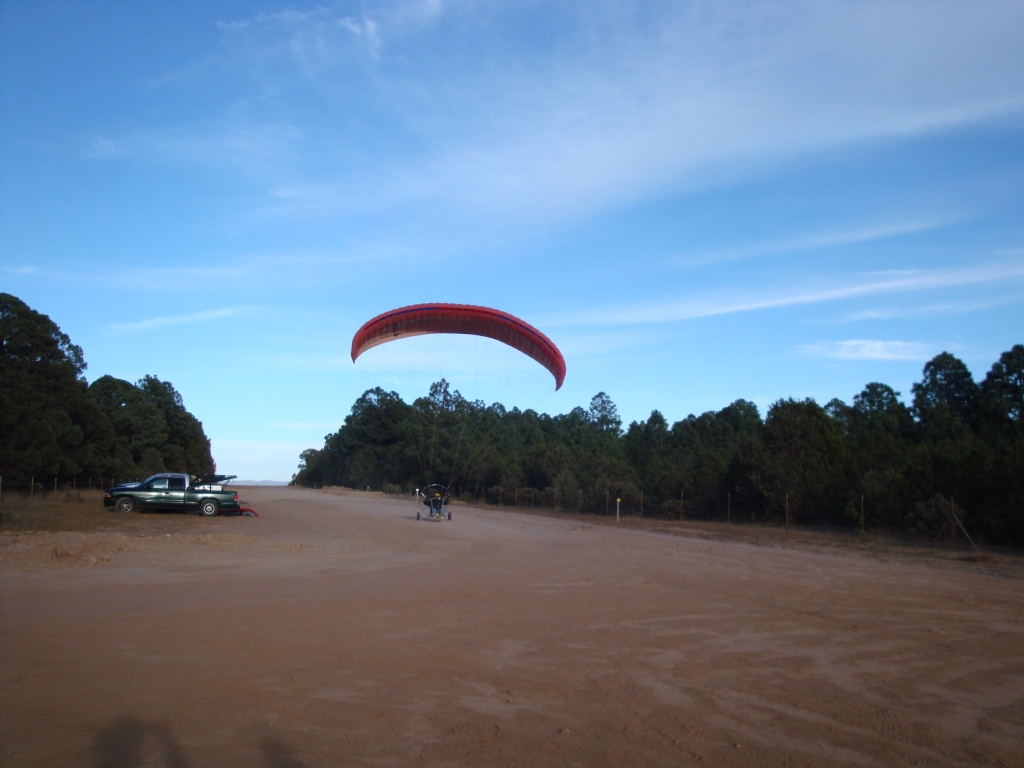 PPG launch near Copper Canyon, Mexico