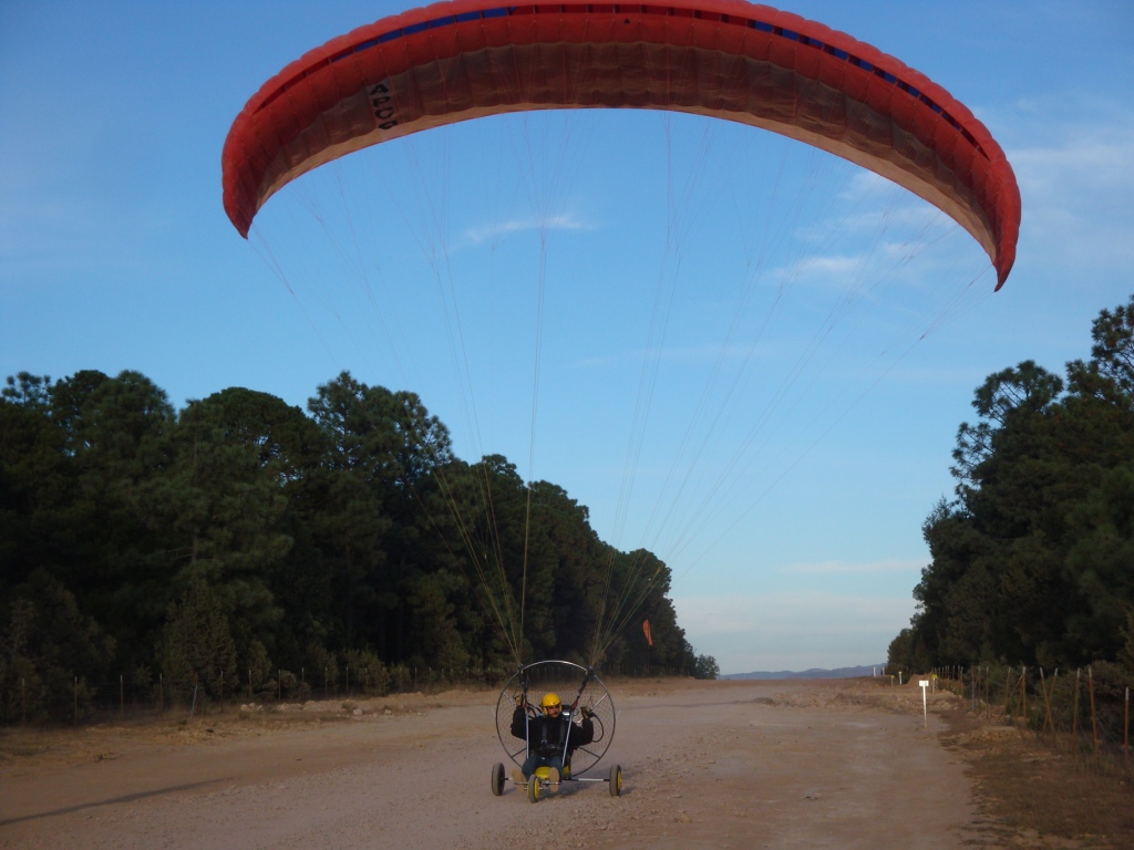 PPG launch near Copper Canyon, Mexico