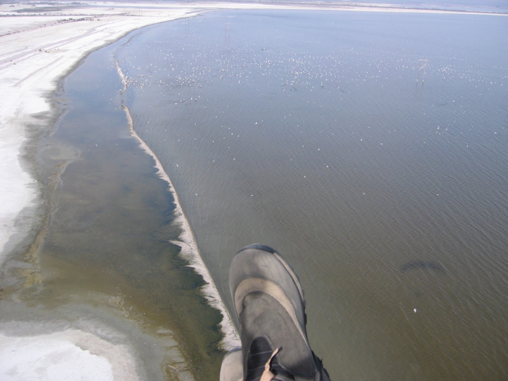 aerial view of the Salton Sea and vicinity