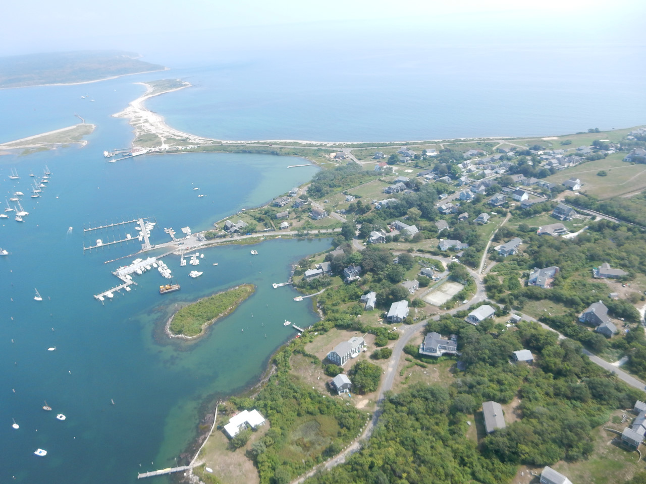 Cuttyhunk Island -- view is east