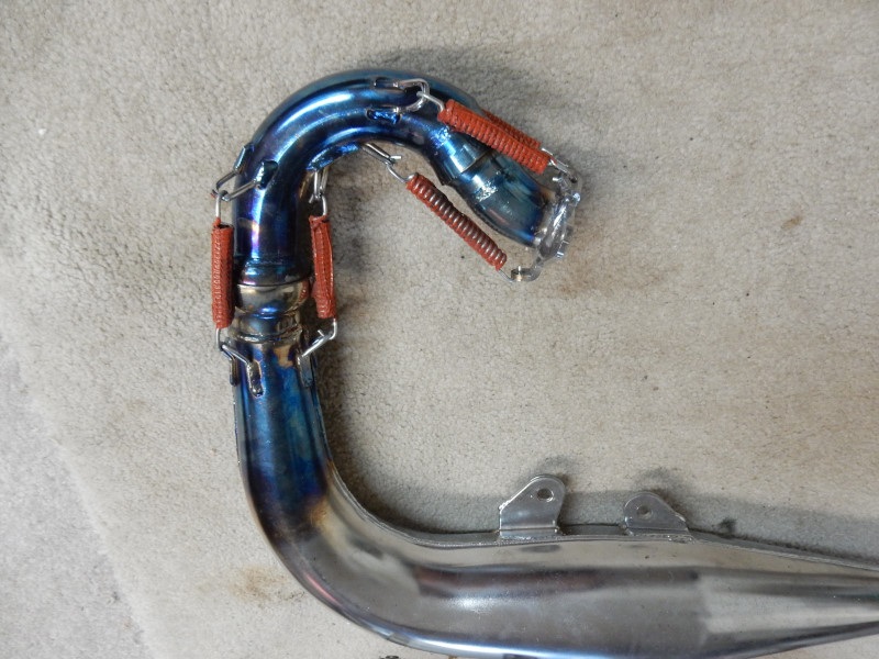 Overheated exhaust system from a Minari paramotor