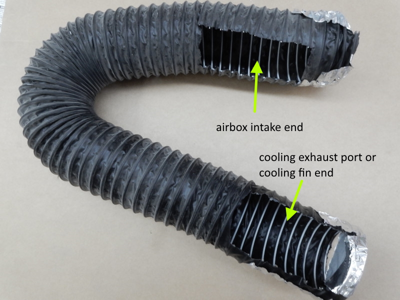 air intake pre-heater hose