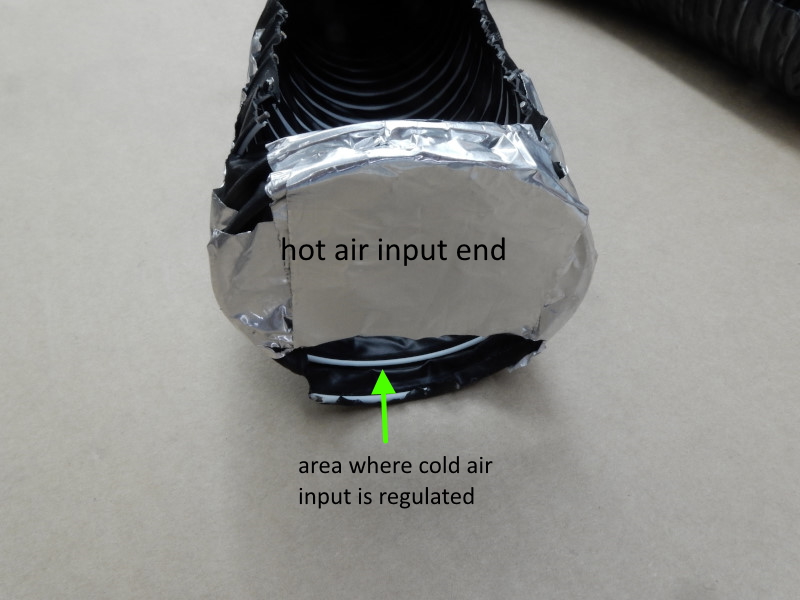 regulating the air temperature entering the carburetor