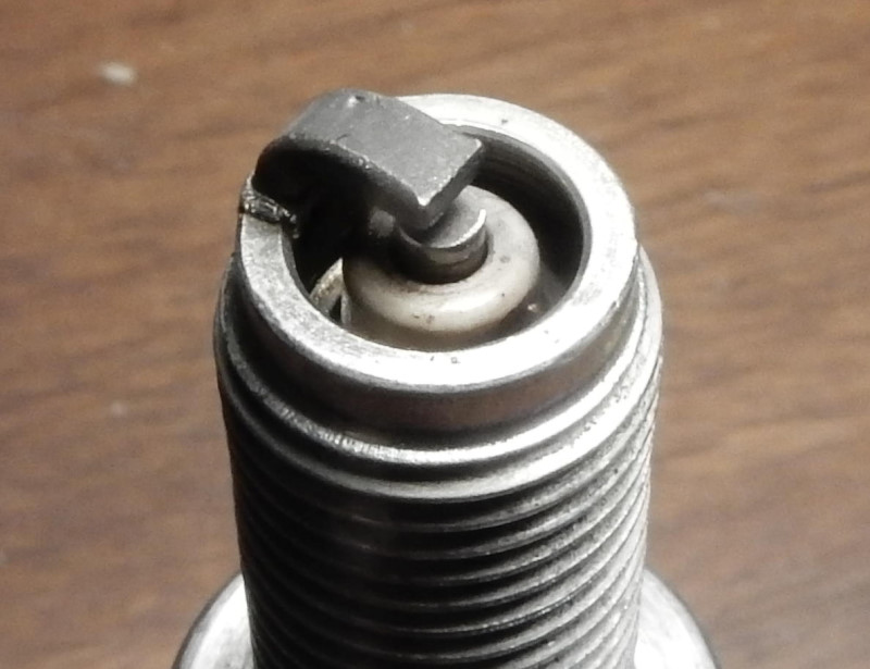 fouled spark plug