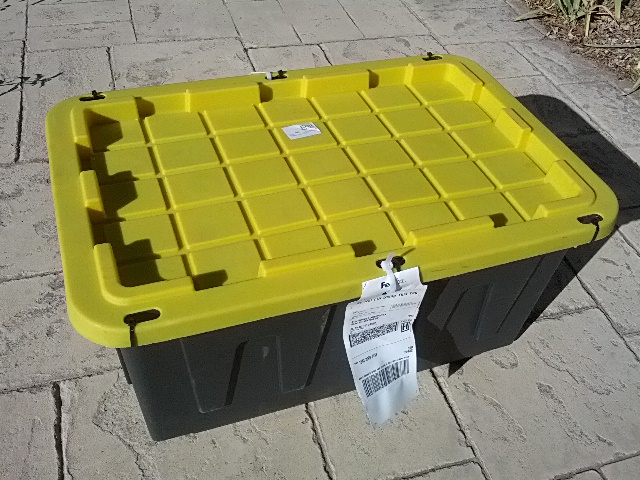 Lowes shipping tote container