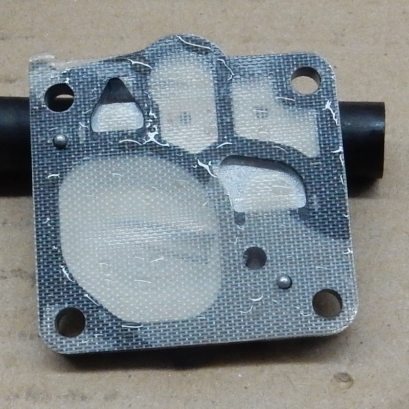 water contaminated fuel pump in a paramotor