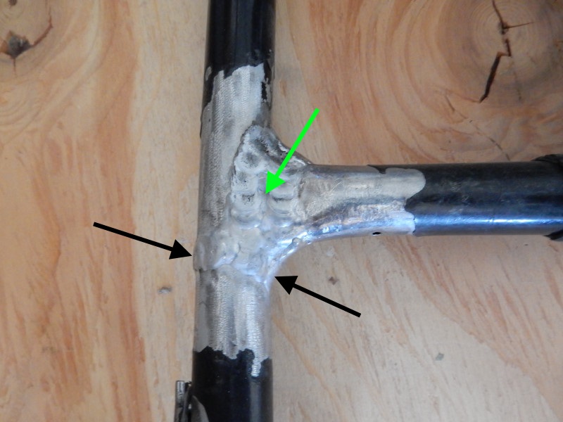 Miniplane repaired frame fatigue cracks