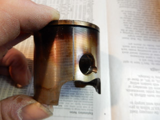 overheated piston