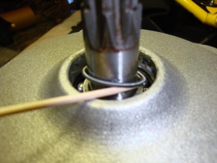 Replacing the propeller shaft seal without disassembly