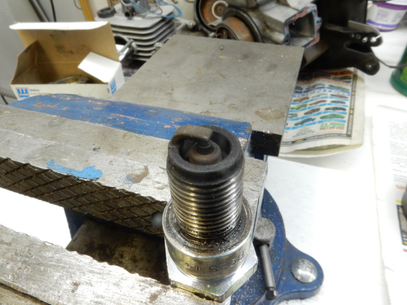 2 stroke spark plug in good condition