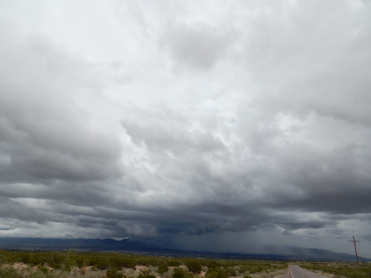 Cumulo nimbus over the Franklin Mountains, TX